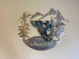#LiveLARGE Snowmobile sign