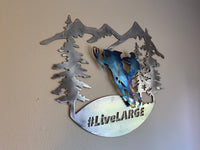 #LiveLARGE Snowmobile sign